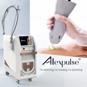 Professional Alexpulse Alexandrite Laser Hair Removal Candle 1064 Nd Yag 755 Nm Alex Long Pulse Beauty Equipment